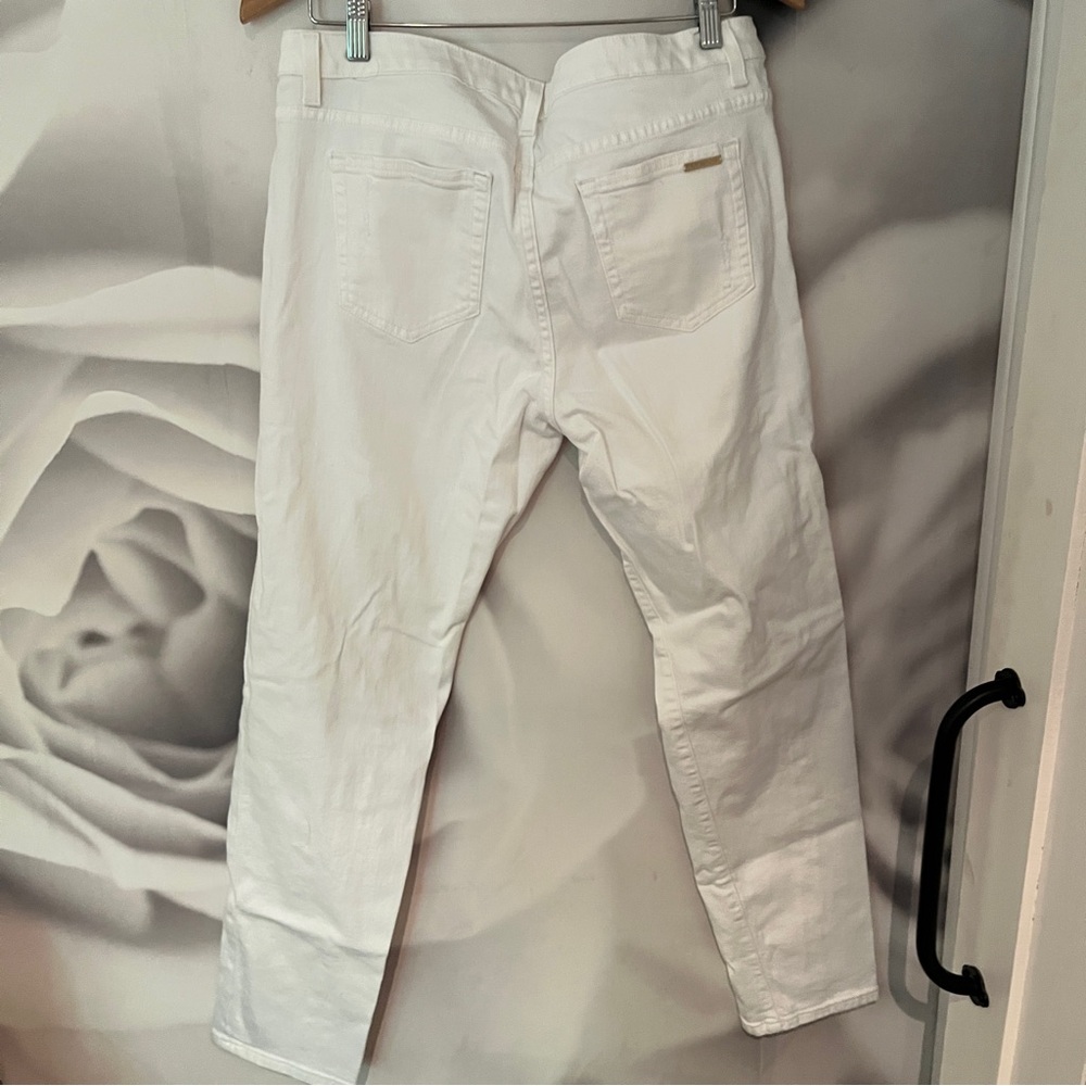 Michael Kors Dillon Relaxed White Jeans size 32 - Picture 7 of 8